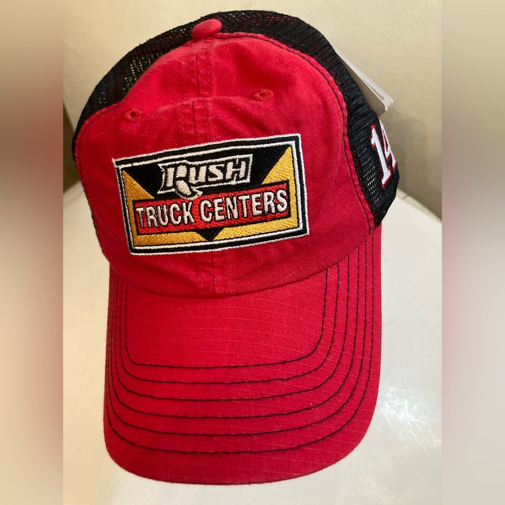 NWT Rush Truck Center 14# NASCAR Trucker mesh cap